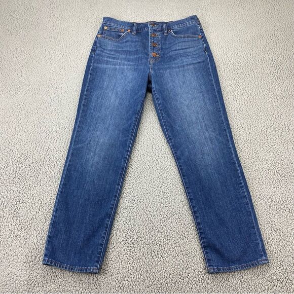 Madewell Women's The Perfect Vintage Crop Button-Front Edition Jean  |  Size: 29 - Picture 1 of 15